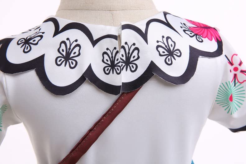 Szytypyl Baby Girls Mirabel Costume Printed Summer Dress For Toddlers Birthday Party 1-7Years