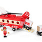 BRIO World 33886 - Cargo Helicopter - enhanced Wooden Train Toy | Safe and Durable | Compatible with All Sets | Fun for Toddlers and Kids | includes Figure and Accessories