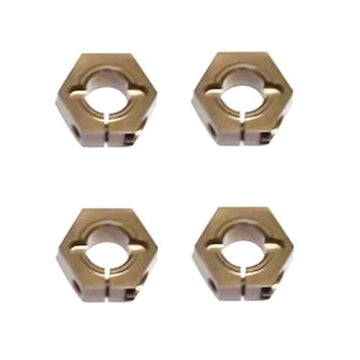Tekno RC 1654x 12mm Aluminum Hex Adapters for M6 Drive Shafts 4