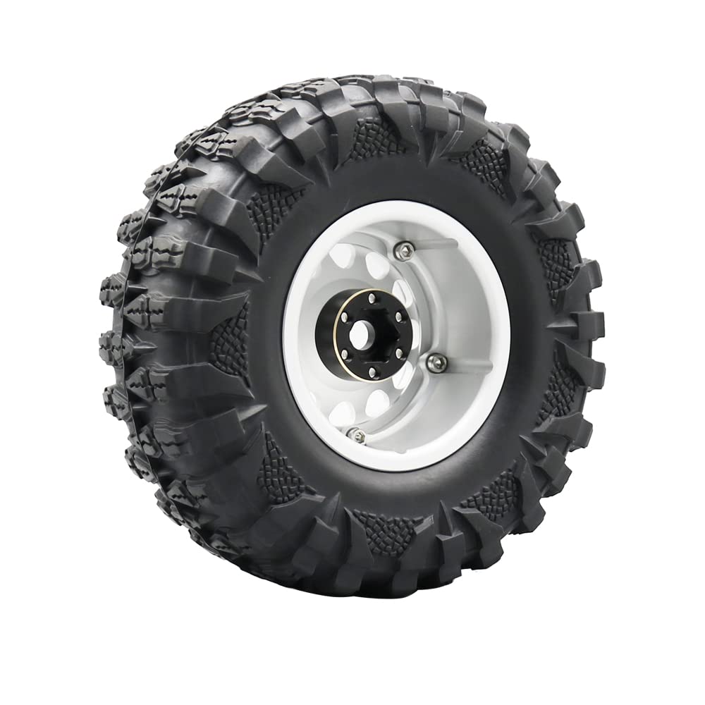 Muhikrt Brass Weights 6Mm 9Mm 12Mm 15Mm 22Mm Wheel Hex Hub Widen Adapter For 1/10 Rc Crawler 1.9 2.2 Wheels Rims Scx10 Trx4 (18.