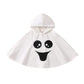 Cevoerf Toddler Baby Boys Girls Halloween Costume White Ghost Face Cloak Cape Party Cosplay Robe Ghost Costume