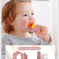 Ginbear Silicone Baby Fruit Food Feeder & Freezer Tray (Set Of 2), Infant Teething Feeder Pacifiers With Baby Popsicle Molds Com
