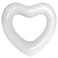 Kid White Heart Pool Float Kid Pool Floats  Water Fun Beach Party Toys for Kids Birthday Scene Layout Props 18 in  White?