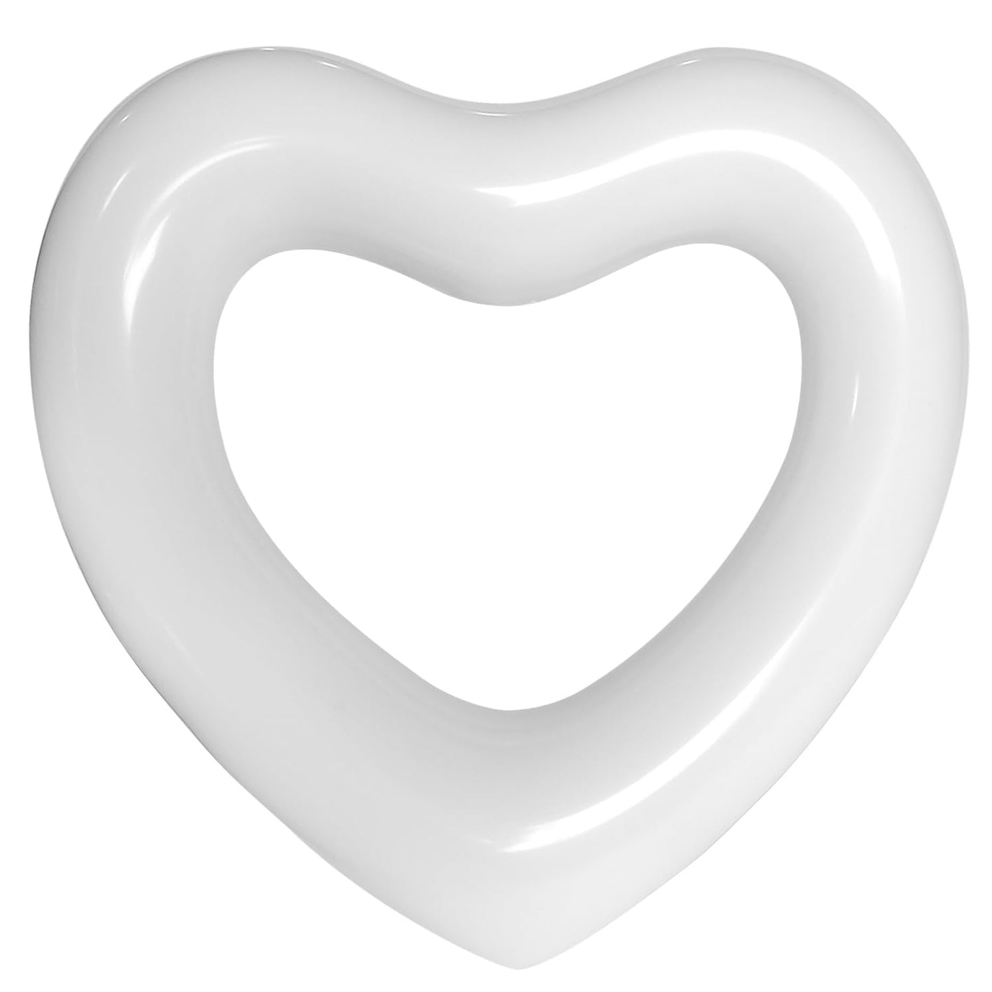 Kid White Heart Pool Float Kid Pool Floats  Water Fun Beach Party Toys for Kids Birthday Scene Layout Props 18 in  White?