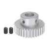 HARFINGTON Step Spur Gear 8mm Bore Gear 32T Mod 1 Aluminum Alloy Motor Gear for RC Car Replacement Parts Accessories Electric Gr
