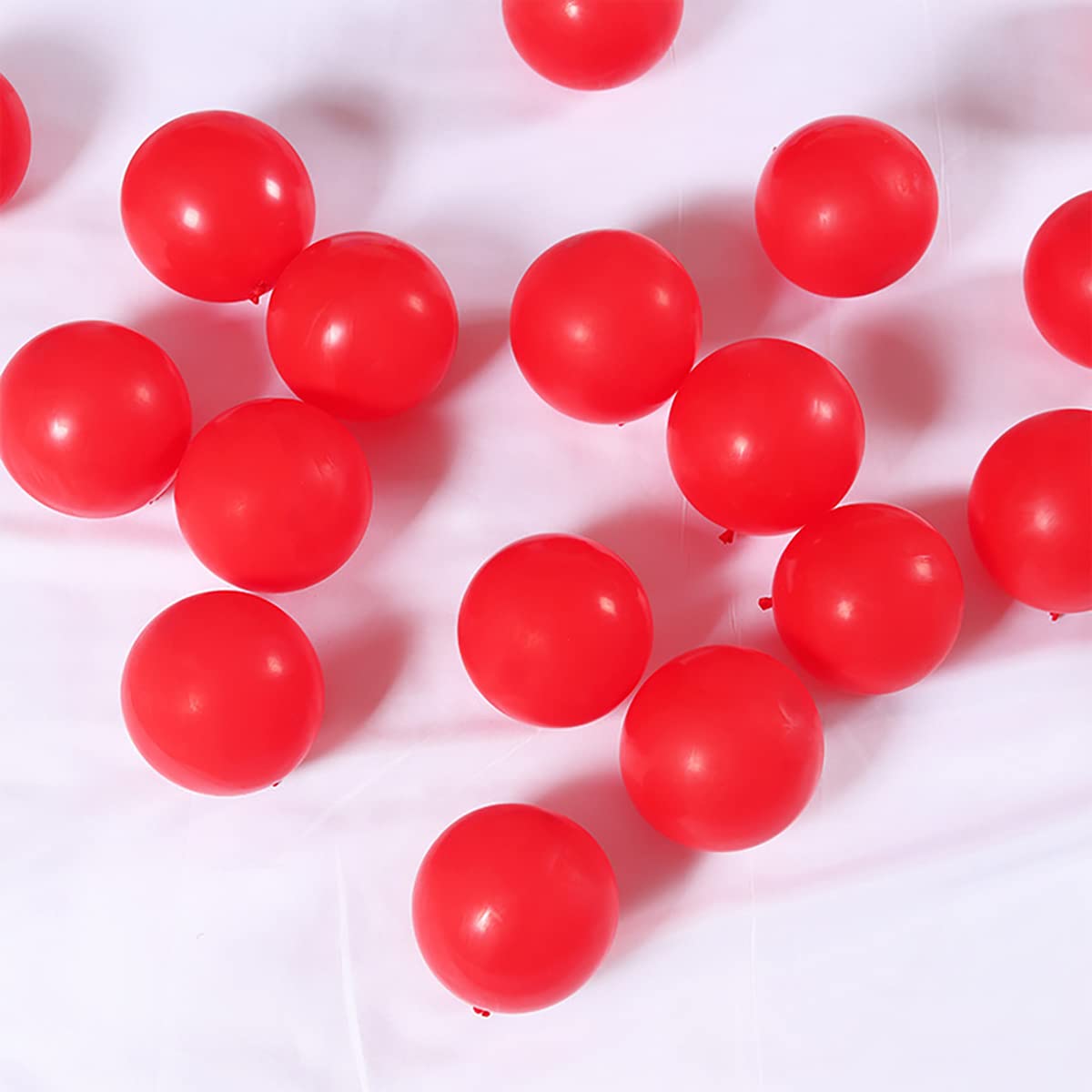 Kalor 5 Inch Red Balloons,100 Pcs Matte Latex Balloons, Helium Balloons For Garland Arch,Happy Birthday Party, Baby Shower Decorations, Wedding Decorations