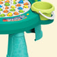 Pairez Toys Fishing Game Toy Set, Kids Play Table W/Rotating Board, 45 Fishes & 4 Fishing Poles, Gifts For Children, Boys & Girls Aged 3 4 5 6+ (Upgraded Ver.)