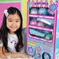 Squeezamals Plush Toy Vending Machine Set - 12 Mini Stuffed Animals, Aqua, Platinum Collection, Includes 3.5", 2.5", and 1" Plushies