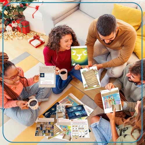 Gaillty Christmas Bible Escape Room Game for Families Bethlehem Advent Adventure Family Games Night Birthday Party Solve Unique