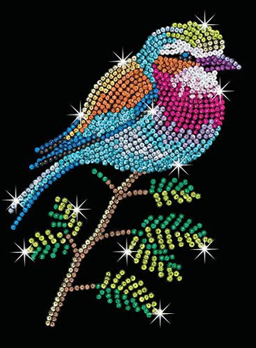 Sequin Art Lilac Breasted Roller Design from The Blue Range 28 x 37 cm, Multicolor (5528913)