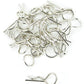 Apex RC Products Silver 1/10 Large Bent RC Anodized Body Clips - 25pcs #4031SL