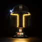 [Only Light Kit Included] Led Light Kit For The Mandalorian Helmet, Lighting Set Designed For Lego 75328 Building Blocks Model