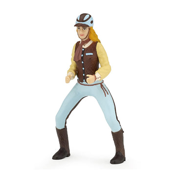 Papo ''Riding Woman Fashion Figure, Blue