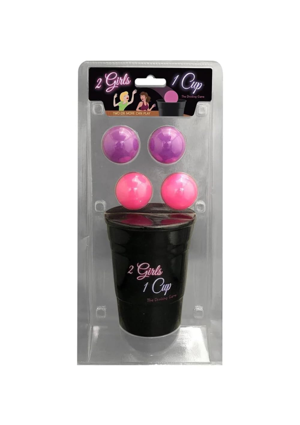 Kheper Games -Two Girls, One Cup Game - Fast Paced Pong Fun Drinking Game