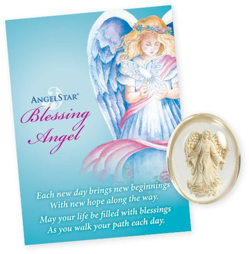 Angel Star 8707 Blessing Angel Worry Stone, 1-1/2''