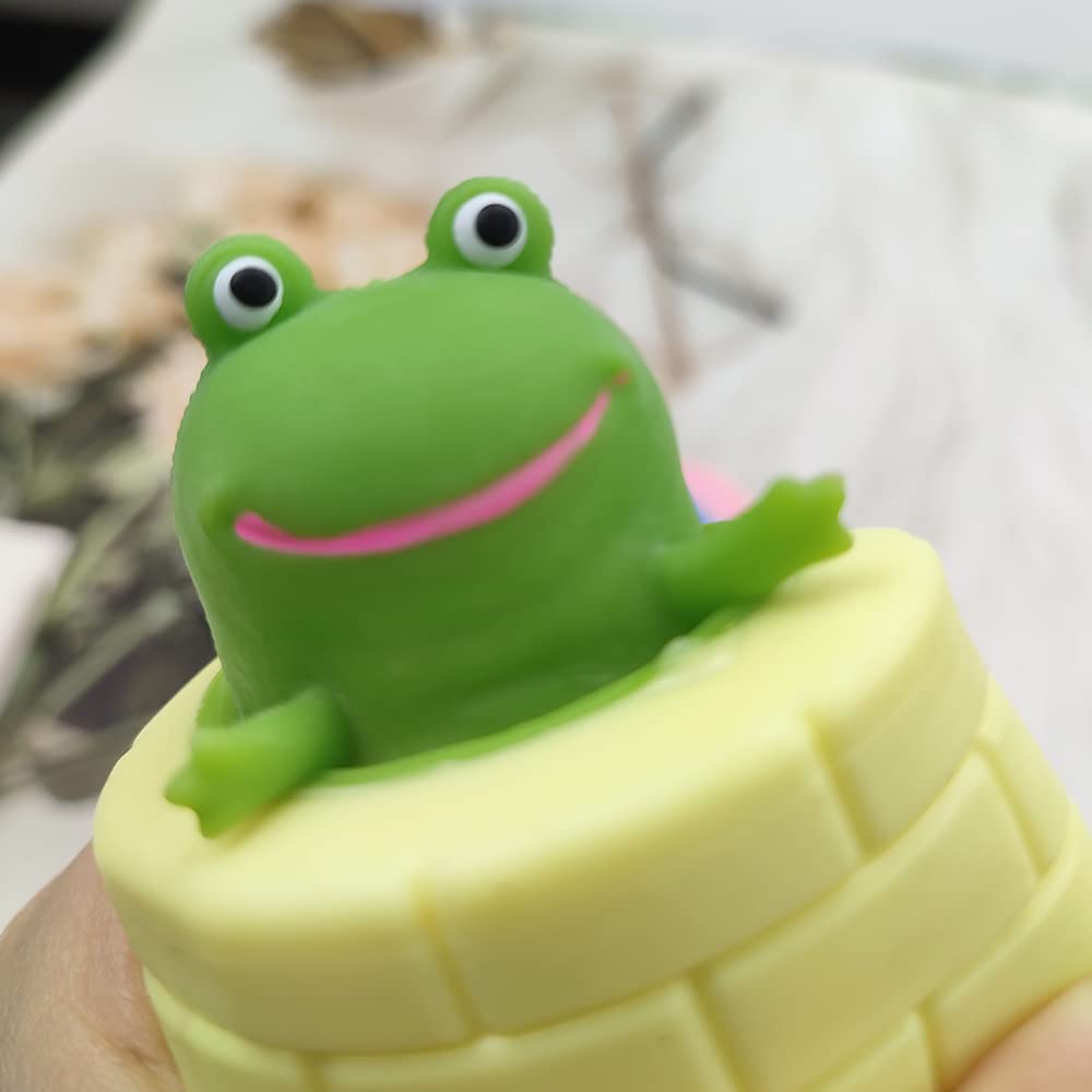 Fidget Toys Squishy Toys Stress Toy For Adults Stress Anxiety Relief Frog Cup Squeeze Toys For Kids Decompression Sensory Squish