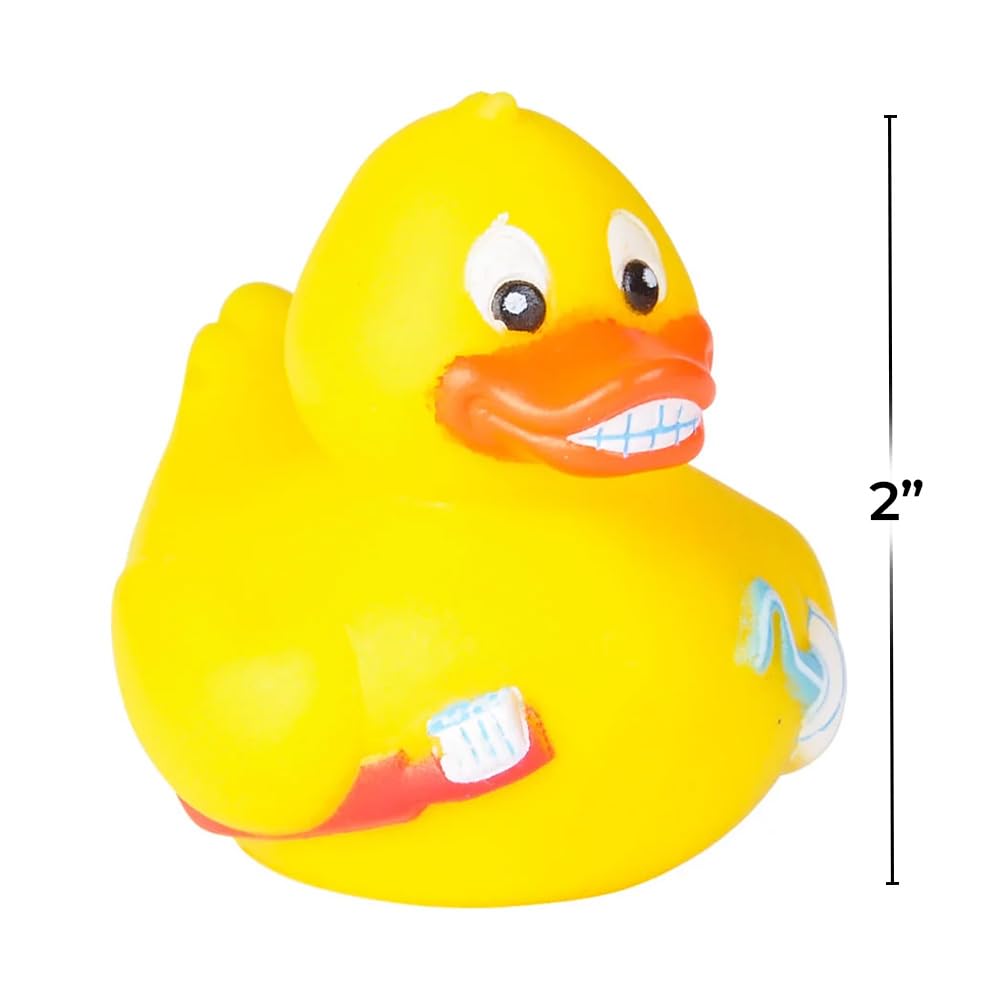 2 Inch Dental Rubber Ducky (12 Piece)