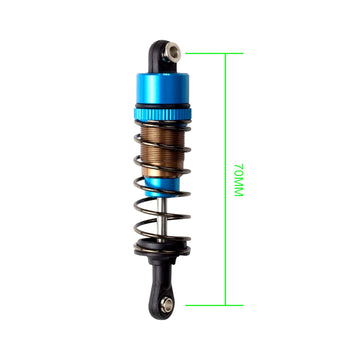 HOBOHY 70mm RC Oil Filled Shock Absorbers Kit for Tamiya CC01 WR-02 Axial SCX10 D90 HPI HSP 1/10 RC Car Upgrade Parts(BU)