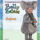 Elephant Plush Belly Babies Toddler Costume | X-Large (4-6)