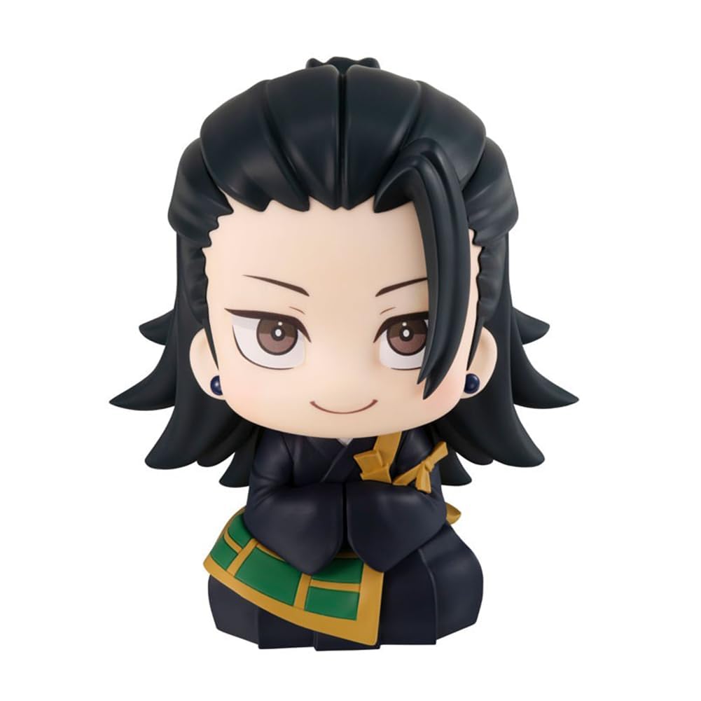 Puruuige Geto Suguru Figure Anime Q Version Suguru Figurine 3.93'' Look Up Pose Model Statue Pvc Cute Cake Topper Decoration