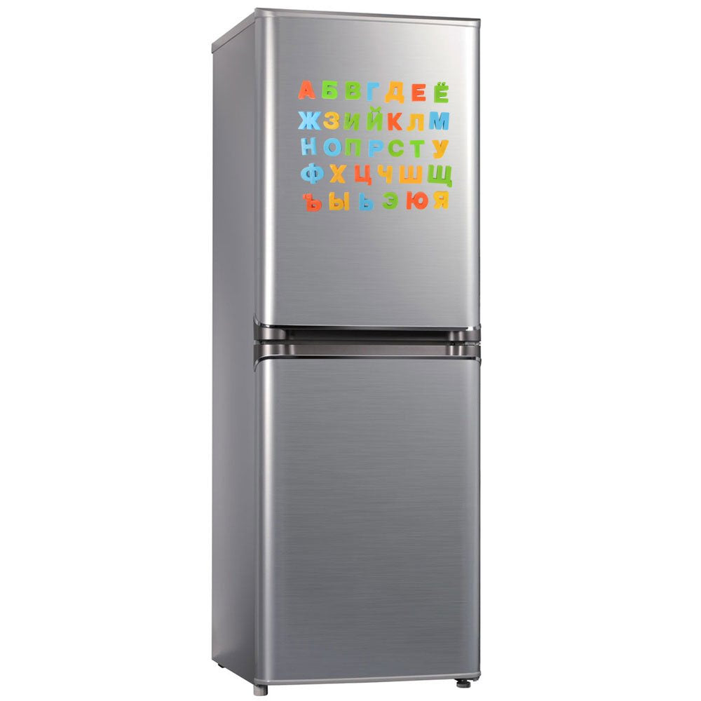 Bohs Russian Magnetic Alphabet Letters - Play On Fridge Magnets, White Board,Table - Educational Learning Toy For Kids,33 Letters