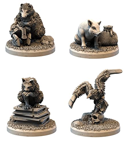 Pegasus Spiele Tainted Grail The Fall Of Avalon Companions Miniatures Component Upgrade - Enhance Your Gameplay With Detailed Miniatures! Ages 14+, 1-4 Players, 2-3 Hour Playtime