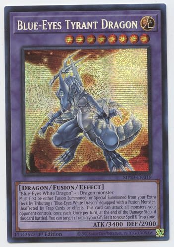Blue-Eyes Tyrant Dragon - Mp23-En019 - Prismatic Secret Rare - 1St Edition