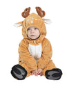 Hsctek Toddler Deer Costume, Baby Reindeer Costume For Infant Boys Girls, Baby Halloween Cosplay Fawn Onesie Newborn 4T