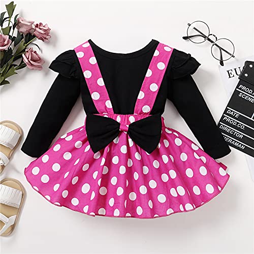 Baby Toddler Girl Polka Dots Fancy Dress Up Costume Birthday Party Tulle Dresses With Polka Dot Headband