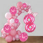 Kwuz 40 Inch Pink Number 8 Balloon - Aluminum Birthday Decoration for Girls, Princess Cowgirl Theme, Model HK40PIBNFO-8