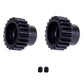2pcs 3943X Hardened Steel 13-Tooth Pinion Gear (32 Pitch) for Traxxas Slash Rrustler Stampede Raptor 4x4 VXL TRX-4 TRX-6 Hop Ups