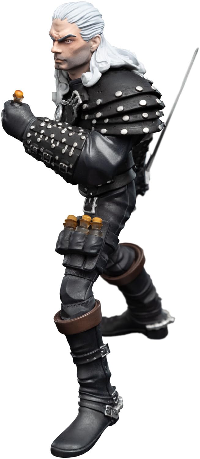 Weta Workshop Mini Epics Geralt of Rivia Figure - Multicolor Collectible, Model WETA345003803