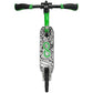 Crazy Skates Foldable Kick Scooter - Kick Scooters For Adults, Teens And Kids With Carrying Strap - Fast Folding, Adjustable Handlebars And Lightweight - New York City Scooter (Nyc) - Green