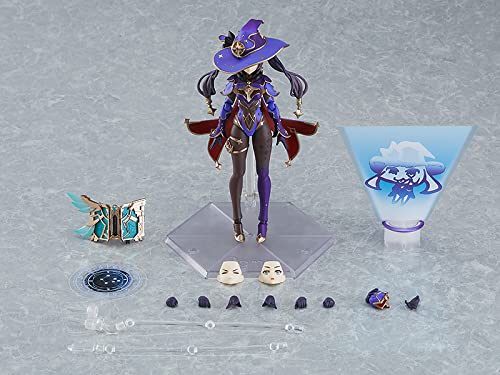 Max Factory Genshin Impact Mona (Mirror Reflection Of Doom Ver.) Figma Action Figure, Multicolor