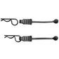 GoHobby RC Body Clips with Pull Tabs for Traxass TRX4 Arrma Axial SCX10 Redcat HSP Himoto 1/8 1/10 RC Car Shell, 20-Pack (Black)