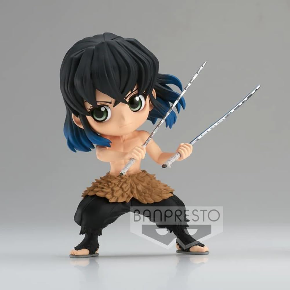 Banpresto Demon Slayer: Kimetsu No Yaiba Q Posket-Inosuke Hashibira-Ii (Ver.A) Small