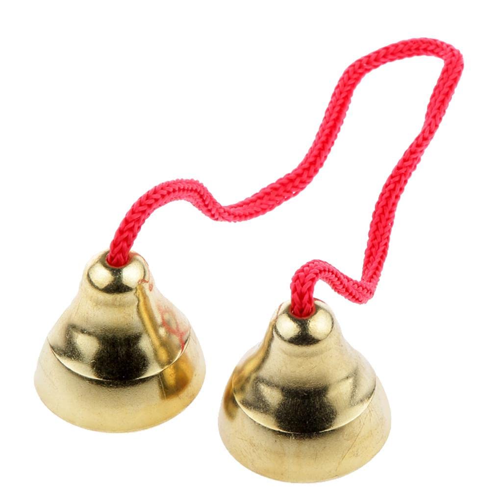Club Bollywood Handcrafted Small Bronze PengPong Bells Kids Musical Percussion Instruments