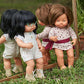 Miniland Doll 15'' Asian Girl With Glasses (Polybag) - Made In Spain, Anatomically Correct, Quality