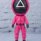 TAMASHII NATIONS - Squid Game - Masked Soldier, Bandai Spirits Figuarts Mini Action Figure