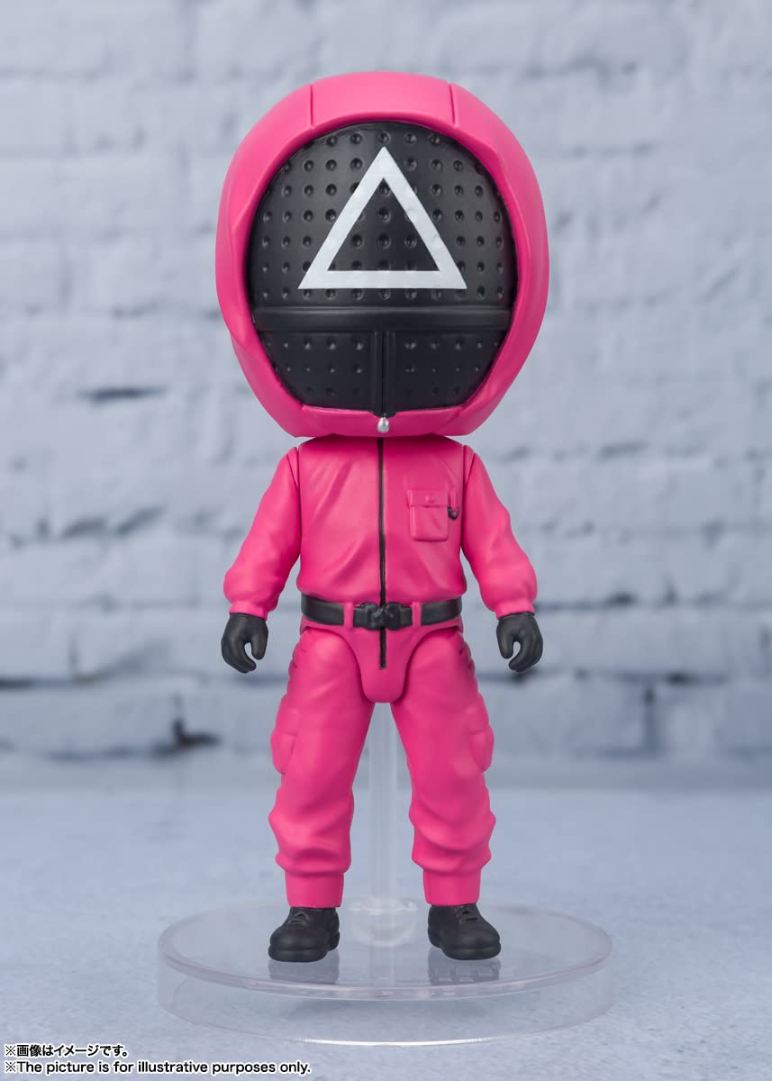 TAMASHII NATIONS - Squid Game - Masked Soldier, Bandai Spirits Figuarts Mini Action Figure