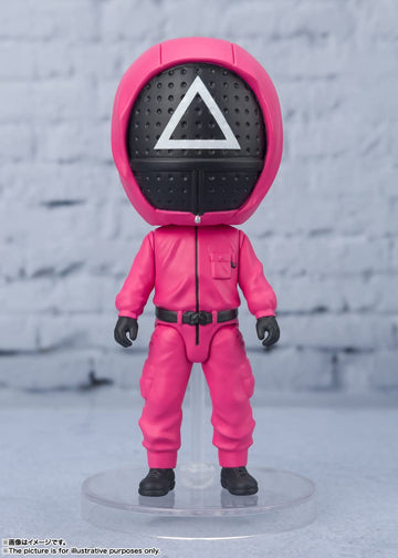 TAMASHII NATIONS - Squid Game - Masked Soldier, Bandai Spirits Figuarts Mini Action Figure