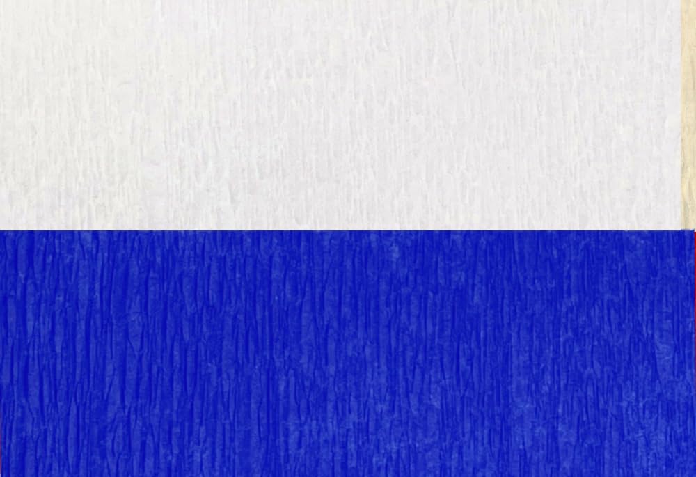 Blue and White Crepe Paper Streamers (2 Rolls Each Color) MADE IN USA!