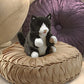 Folkmanis Tuxedo Kitten Hand Puppet, Black; White