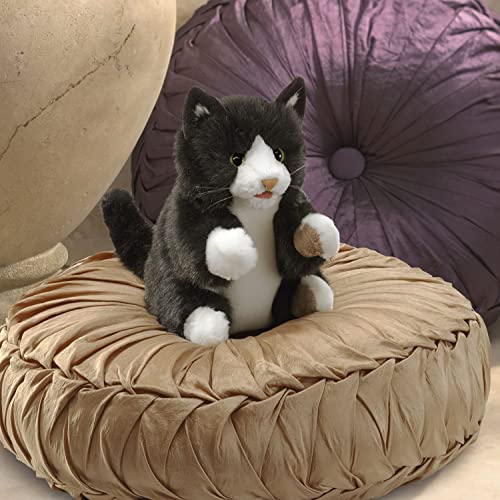 Folkmanis Tuxedo Kitten Hand Puppet, Black; White