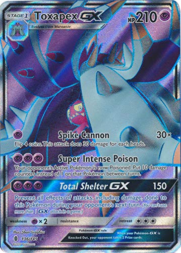 Toxapex Gx - 136/145 - Full Art Ultra Rare