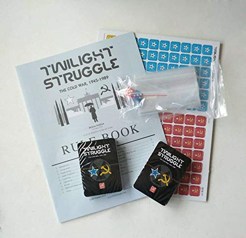 GMT Games Twilight Struggle Deluxe Edition Board Game - One Size, Multicolor, Cardstock, Model 0510-14