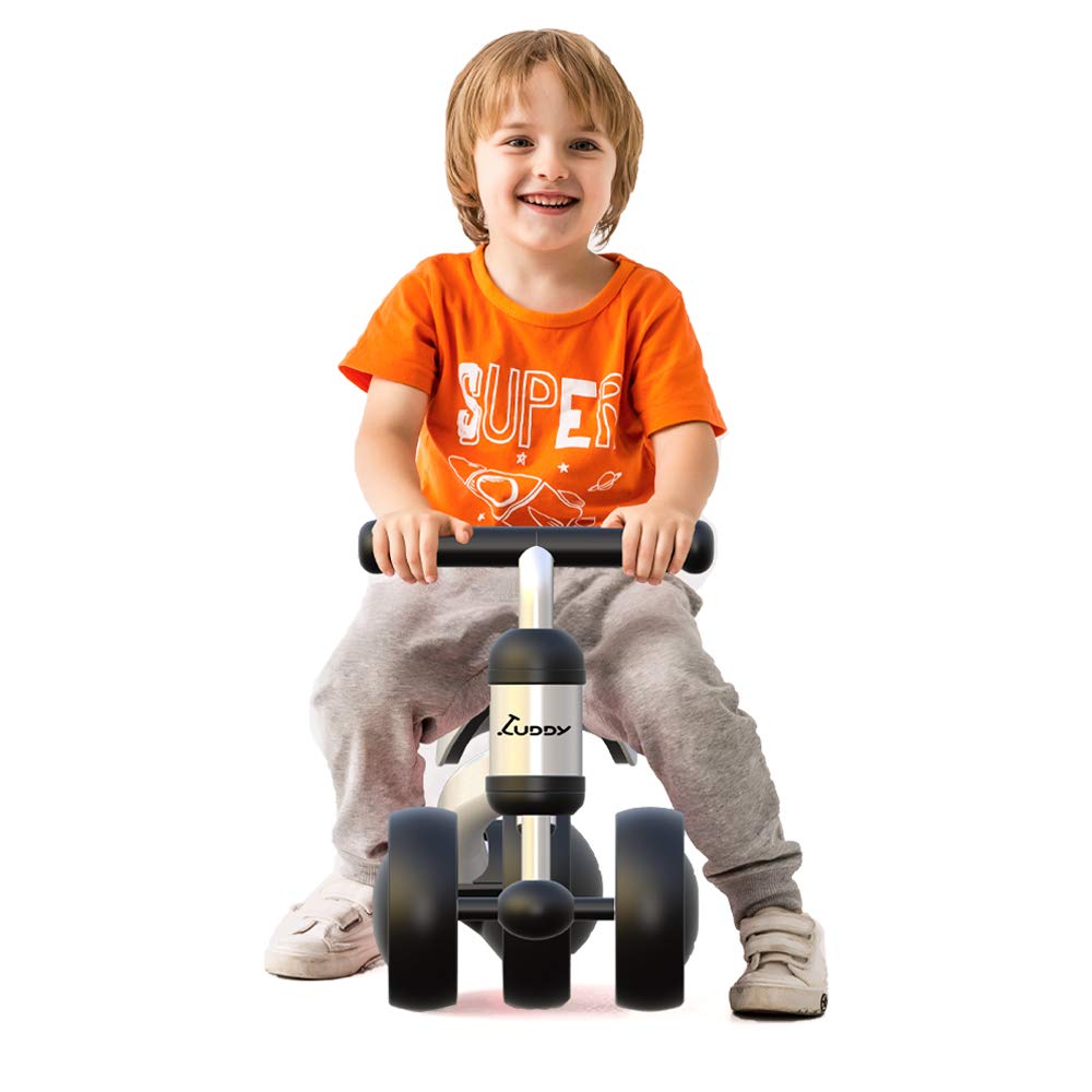 Baby Balance Bikes Bicycle For 1-2 Year Old Girl/Boy, Cycling Toy For Gifts Ride On Riding 1St First Birthday Mini Kids White