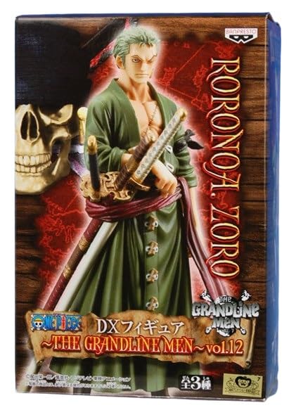 Banpresto One Piece 6.3' Roronoa Zoro Dxf Figure, The Grandline Men Volume 12