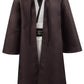 Rongxu Kids Tunic Costume Hooded Robe Outfits Full Set Halloween Cosplay Costume (White Full Set, Medium)