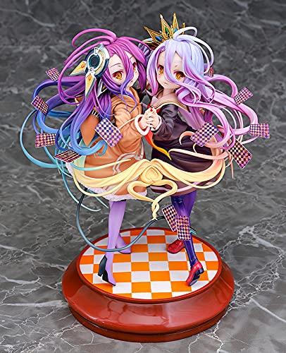 Phat! No Game No Life - Zero: Shiro & Schwi 1:7 Scale Pvc Figure, Multicolor